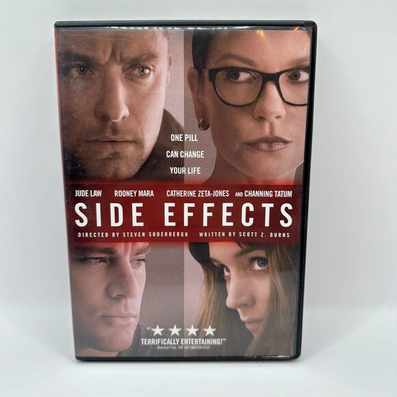 Side Effects DVD R Jude Law Rooney Mara Catherine Zeta Jones Universal Movie - Picture 2 of 5